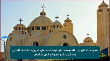 فحوصات الزواج.. الكنيسة القبطية تشدد على ضرورة الكشف الطبي والإقرار بخلو الموانع قبل الإتمام